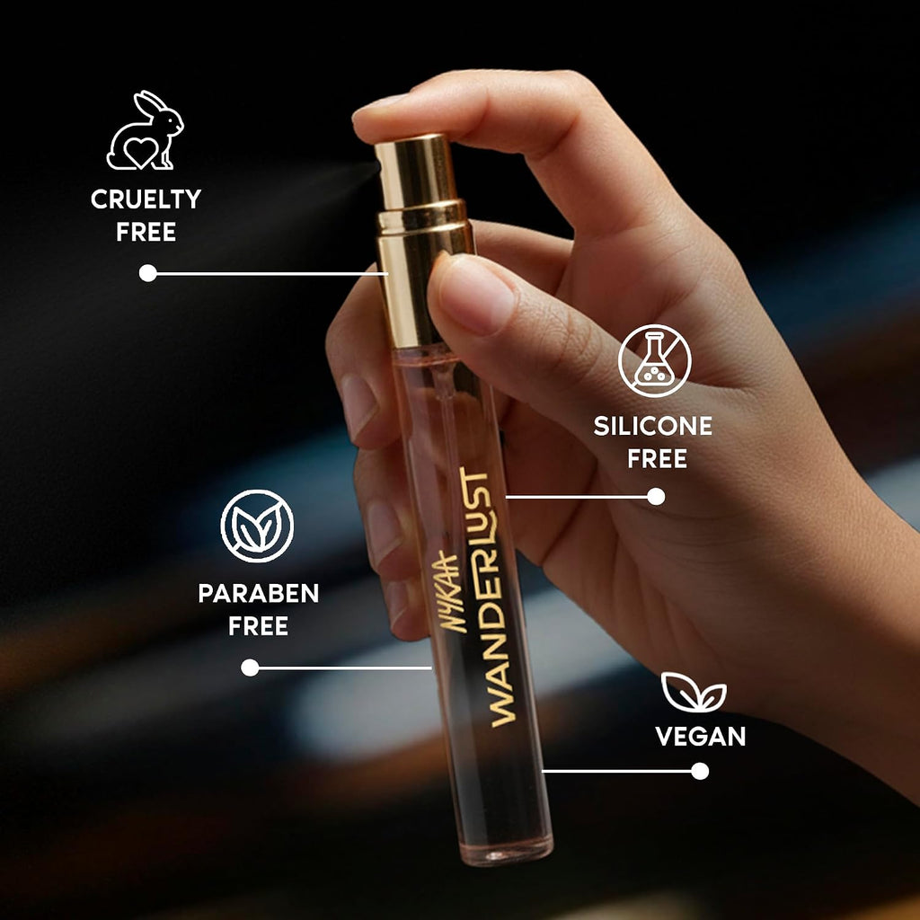 Nykaa Wanderlust Midnight in New York Eau De Parfum I Travel size, mini Perfume for Women – 16 ml I Orchid & Musk Perfume | Long–Lasting,...