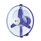 Orient Electric 230 MM Zippy Table cum Wall Fan | 2-in-1 Multi-purpose Fan | 2500 RPM High Speed | Adjustable Rocker for upward, downward movement | 2 year Warranty by Orient | White-Blue colour
