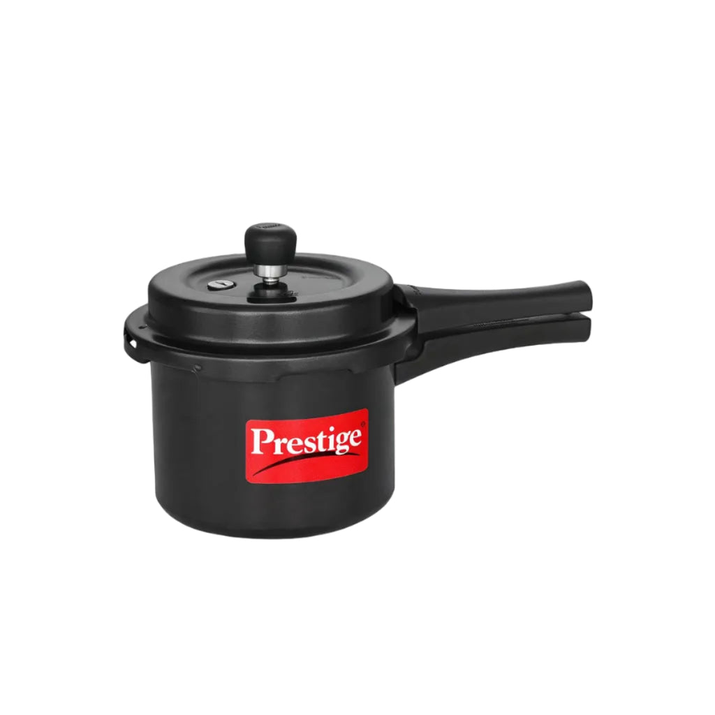 Prestige 3 Litre Hard Anodised Popular Svachh Outerlid Pressure Cooker|Deep Lid for spillage Control|Gas compatible|Gasket Release System|Metallic Safety Plug|5 years warranty|ISI Certified