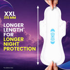 Proease Go Sleep XXL Sanitary Pads for Women | 7 XXL Night Pads | Overnight Protection