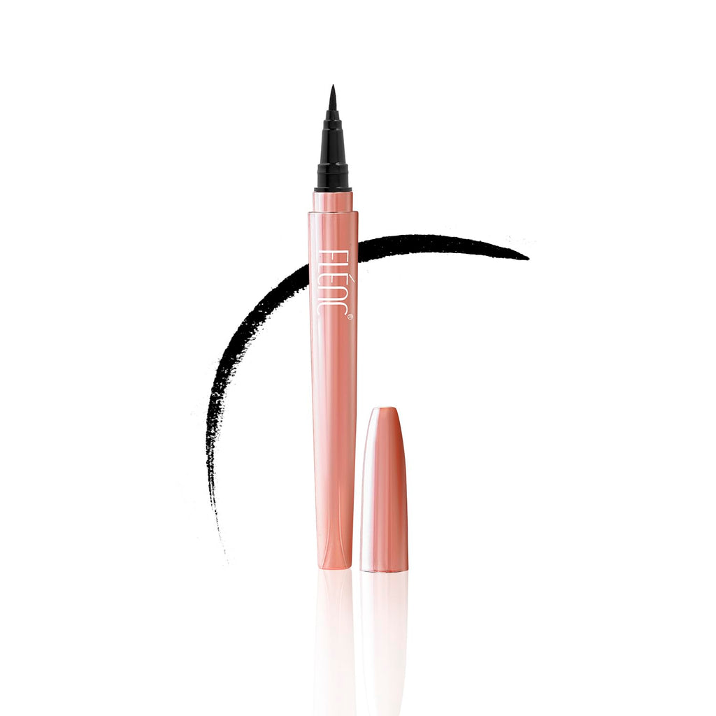 Flenc Black Eyeliner | Smudge Proof & Waterproof Eye liner | Long Lasting Matte Finish | Ultra Finish (Black)