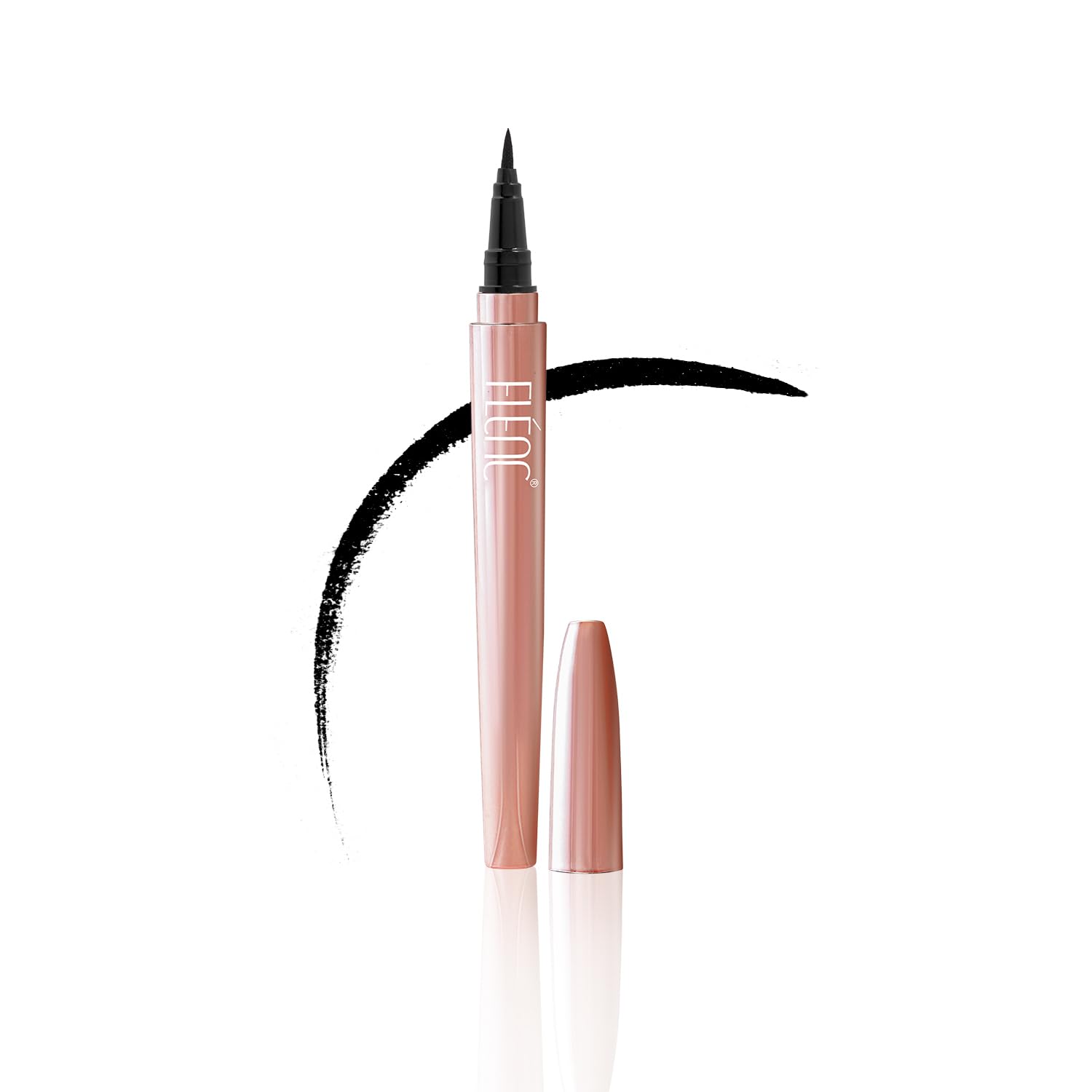 Flenc Black Eyeliner | Smudge Proof & Waterproof Eye liner | Long Lasting Matte Finish | Ultra Finish (Black)