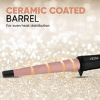 VEGA I-Curl Hair Curler For Women With Ceramic Coated 0.5 Inch-1 Inch Barrel