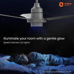 Orient Electric Uniquely Designed I Tome Pro 1200 mm BLDC Ceiling Fan with Remote | BEE 5-Star Rated Energy Efficient Fan | High Air Delivery, 3 Years...