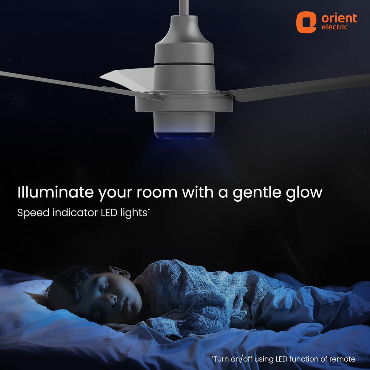 Orient Electric Uniquely Designed I Tome Pro 1200 mm BLDC Ceiling Fan with Remote | BEE 5-Star Rated Energy Efficient Fan | High Air Delivery, 3 Years...