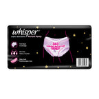 Whisper Super Absorbent Period Panty, 12 M-L Pants, 360 Degree Leakage Protection* for Heavy Flow, Panty like Fit, Full back Coverage, Absorbs Heavy Gushes,...