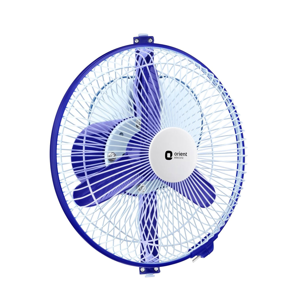 Orient Electric 230 MM Zippy Table cum Wall Fan | 2-in-1 Multi-purpose Fan | 2500 RPM High Speed | Adjustable Rocker for upward, downward movement | 2 year Warranty by Orient | White-Blue colour