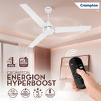 Crompton Energion Hyperboost 1200mm BLDC Ceiling Fan | Point Anywhere Remote Control | Superior Air Delivery | 2 Year...