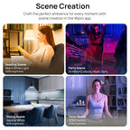 wipro 9W Bluetooth Enabled Smart Bulb B22 | 16 million Colours | White Tunable (Warm, Neutral & Cool White) | Dimmable | App-Control | Music Sync |...