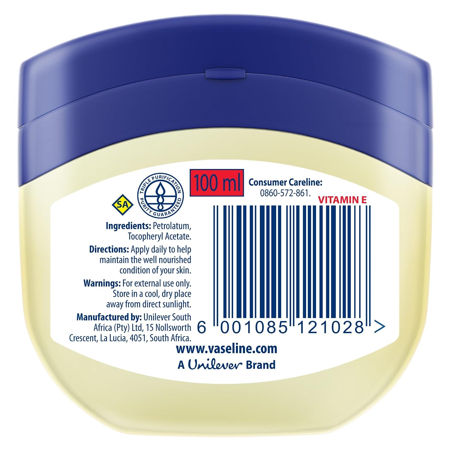 Vaseline Nourishing Skin Jelly With Vitamin E 100Gm