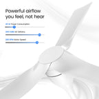 Orient Electric Aerosilent | India’s Most Silent Fan | Less than 50dB| 1200mm BLDC Ceiling Fan with Remote | BEE 5-Star Energy-Efficient Fan | Red Dot Design Winner| 5-Year Warranty | White