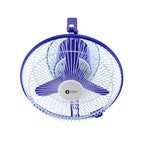 Orient Electric 230 MM Zippy Table cum Wall Fan | 2-in-1 Multi-purpose Fan | 2500 RPM High Speed | Adjustable Rocker for upward, downward movement | 2 year Warranty by Orient | White-Blue colour