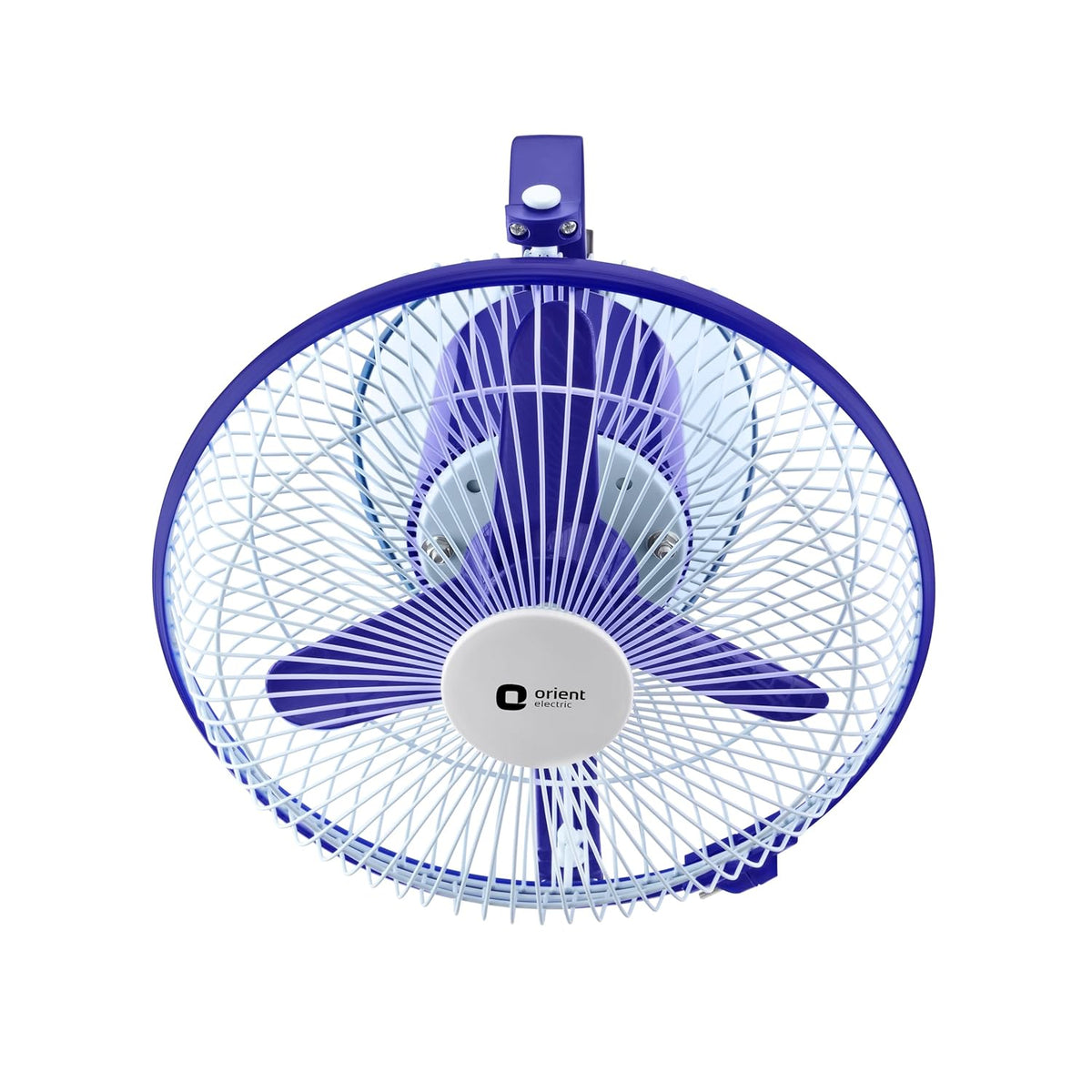 Orient Electric 230 MM Zippy Table cum Wall Fan | 2-in-1 Multi-purpose Fan | 2500 RPM High Speed | Adjustable Rocker for upward, downward movement | 2 year Warranty by Orient | White-Blue colour