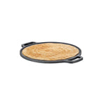 Prestige Neocast Flo Smooth Finish Cast Iron Dosa Tawa 30cm Black|Works On Gas & Induction|