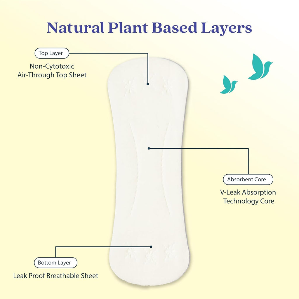 BLISSNATURAL Panty Liners for Women 185mm Daily Use (Pack of 100) |