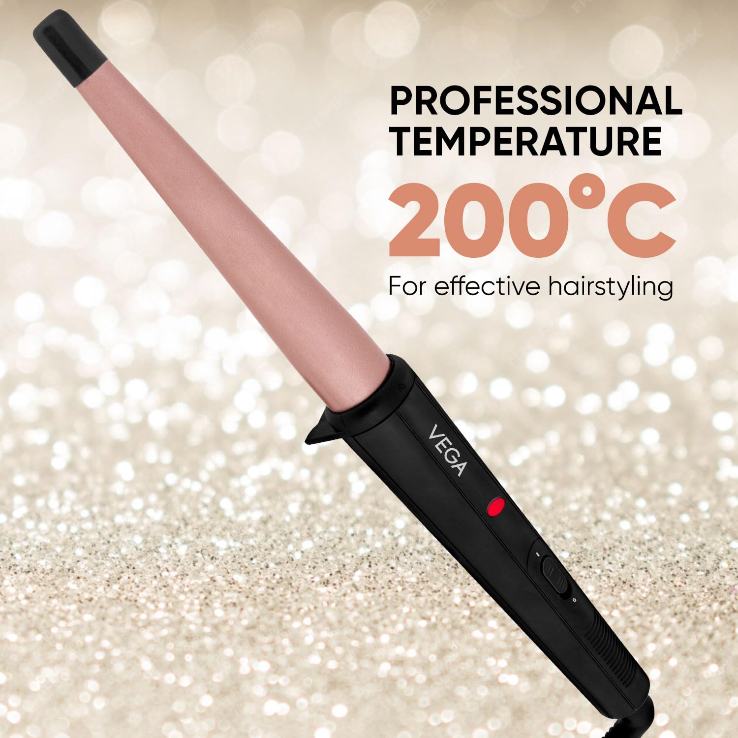 VEGA I-Curl Hair Curler For Women With Ceramic Coated 0.5 Inch-1 Inch Barrel