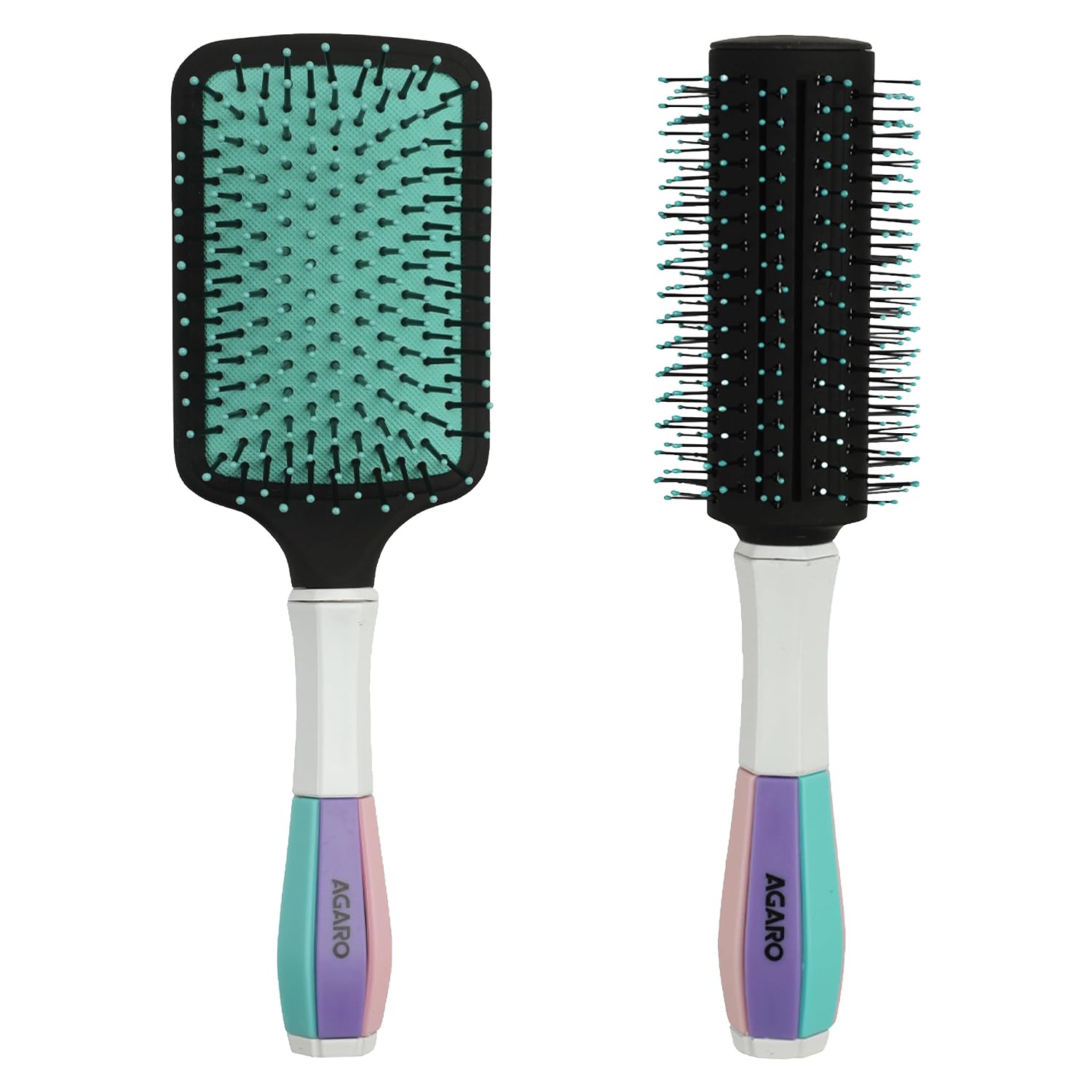 Agaro Classic Paddle Hair Brush Classic Round Hair Brush