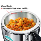 Hawkins 2.5 Litre Triply Stainless Steel Pressure Cooker, Inner Lid Cooker, Silver (HSST25)