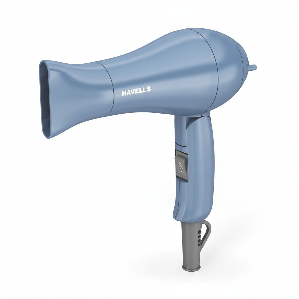 Havells 1000W Foldable Hair Dryer | 2 Heat Settings (Hot/Warm)  | HD1835