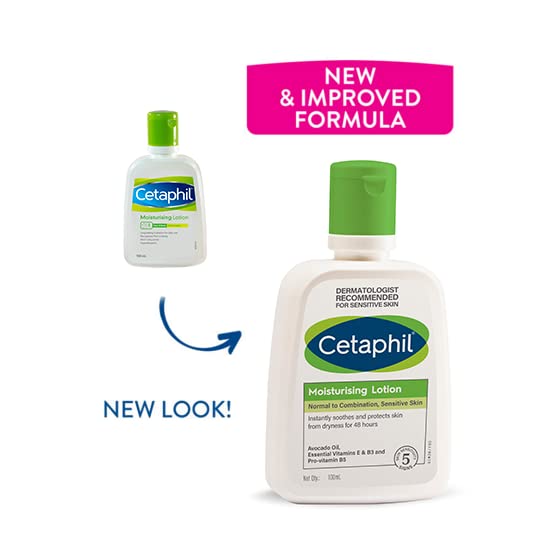 Cetaphil Moisturizing Lotion + Gentle Skin Cleanser, 100 ml /118 ml