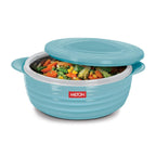 MILTON Aspire Jr. Set of 3 Serving Casserole Double Walled Inner Stainless Steel, (350ml, 720ml,1050ml)