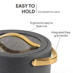 CELLO Velvetto Deluxe 2500 Insulated Casserole Hot Box for Kitchen 2500 ml, Grey |