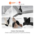 Orient Electric Aerosilent | India’s Most Silent Fan | Less than 50dB| 1200mm BLDC Ceiling Fan with Remote | BEE 5-Star Energy-Efficient Fan | Red Dot Design Winner| 5-Year Warranty | White