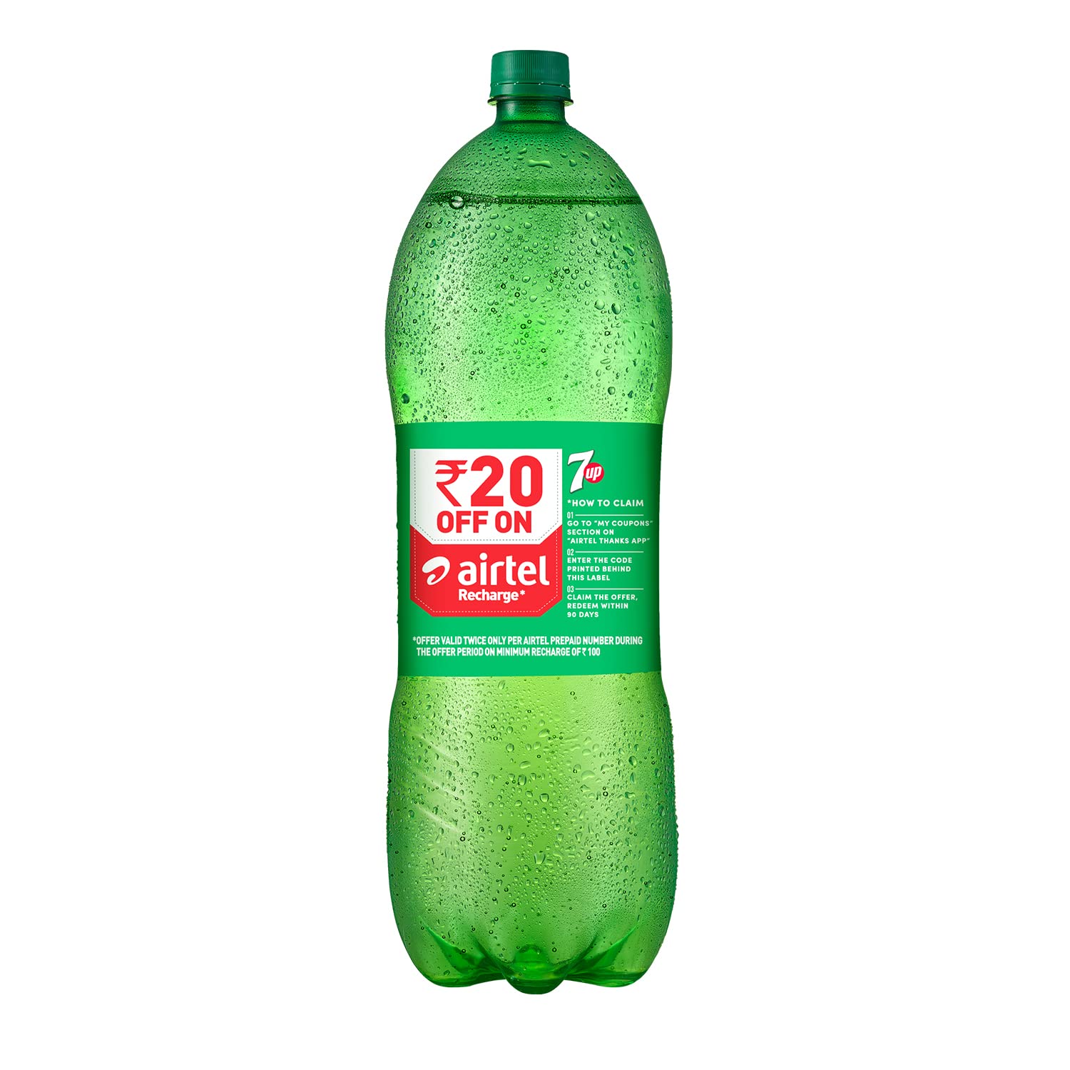 7UP Soft Drink, 2.25 L,Lemon