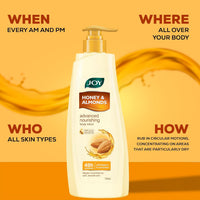 Joy Honey & Almonds Advanced Nourishing Lightweight Summer Body Lotion 750ml