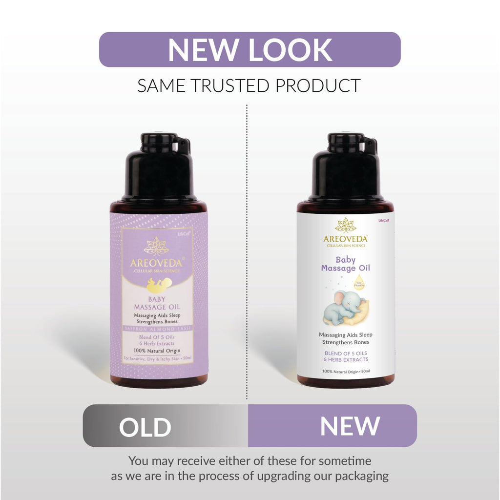 AreoVeda Organic Cold-Pressed Baby Massage Oil