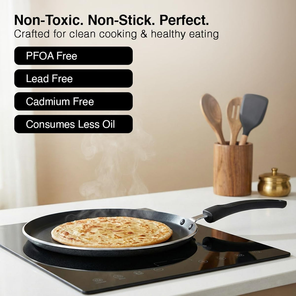 Prestige Non-Stick Dosa Tawa 27.5cm | OSP IB | Gas & Induction Compatible |