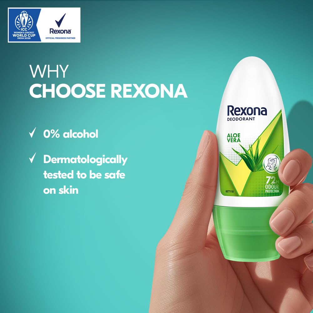 Rexona Aloe Vera Underarm Roll On Deodorant For Women