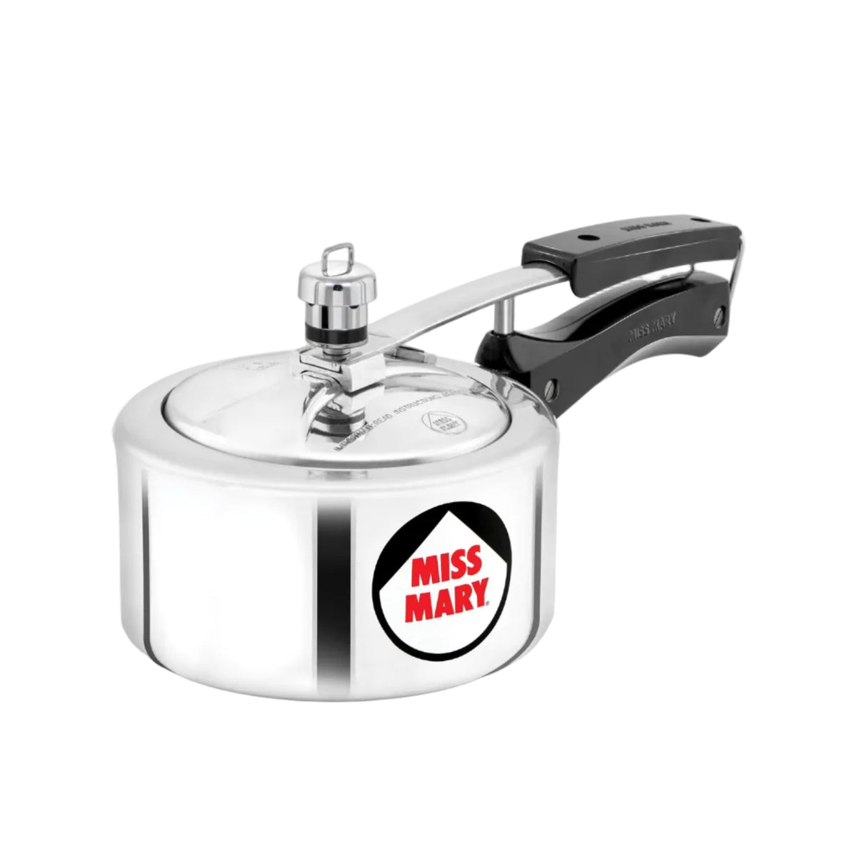 Hawkins 1.5 Litre Miss Mary Pressure Cooker, Small Inner Lid Baby Cooker, Silver (MM15)