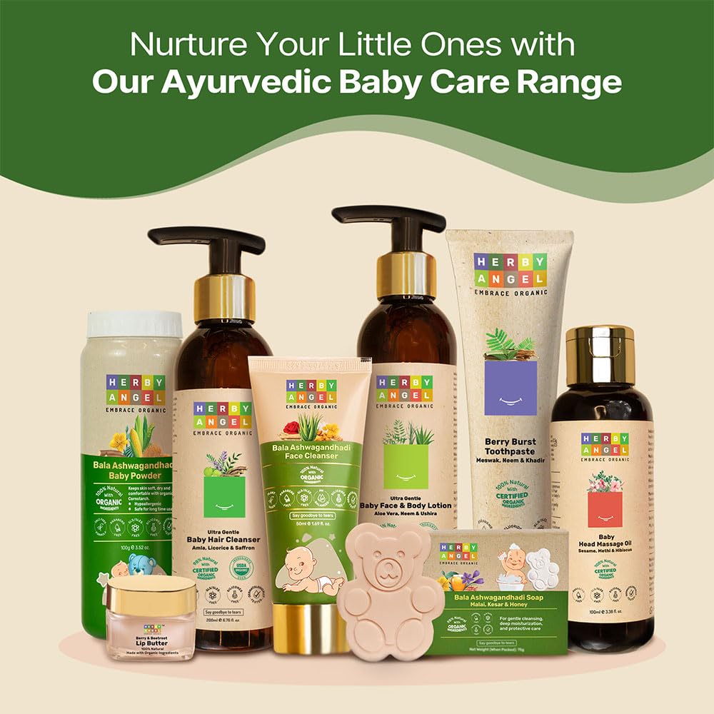 Natural Baby Soap with Tear-Free Formula, 75g (Pack of 3)