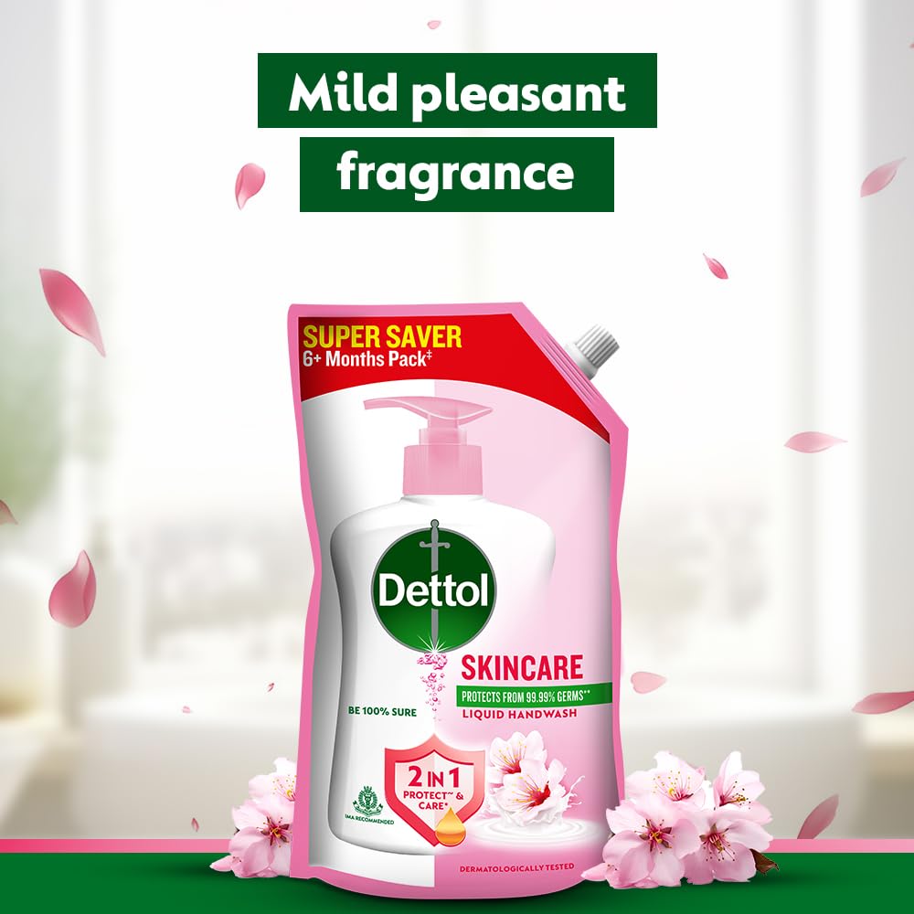 Dettol Liquid Handwash Refill – Skincare Hand Wash- 675ml