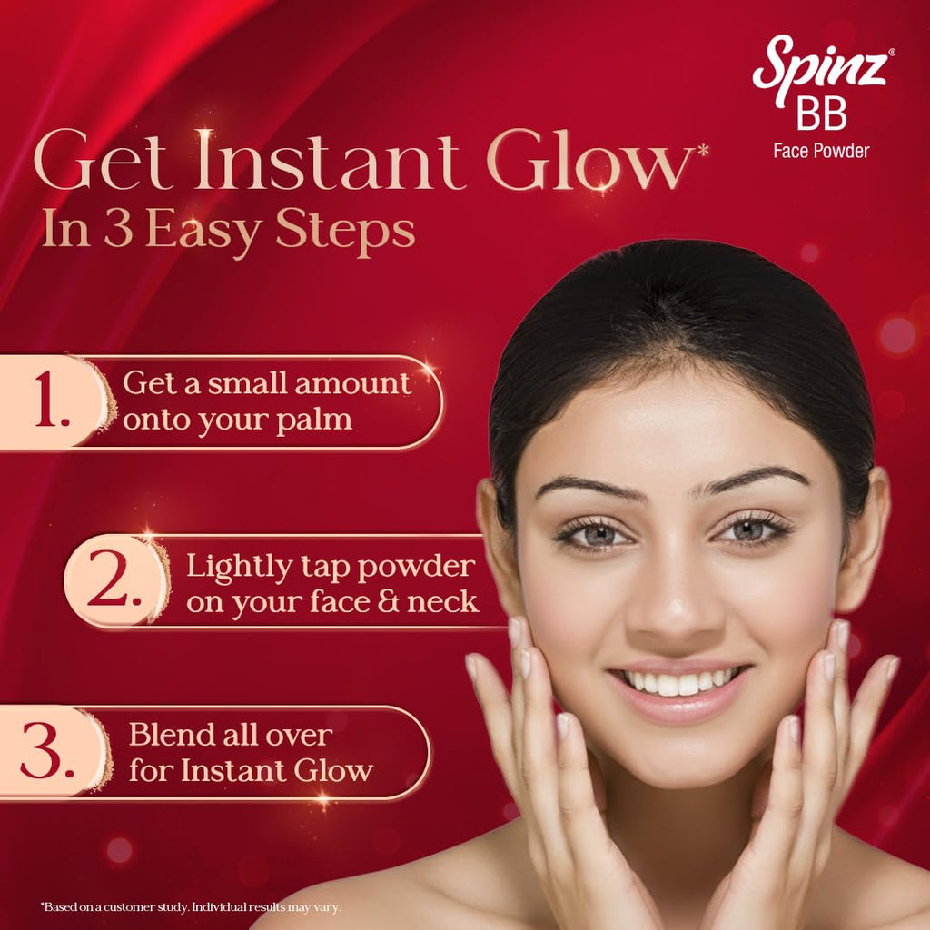 Spinz BB Brightening & Beauty Face Talc for Instant Brightness,70g