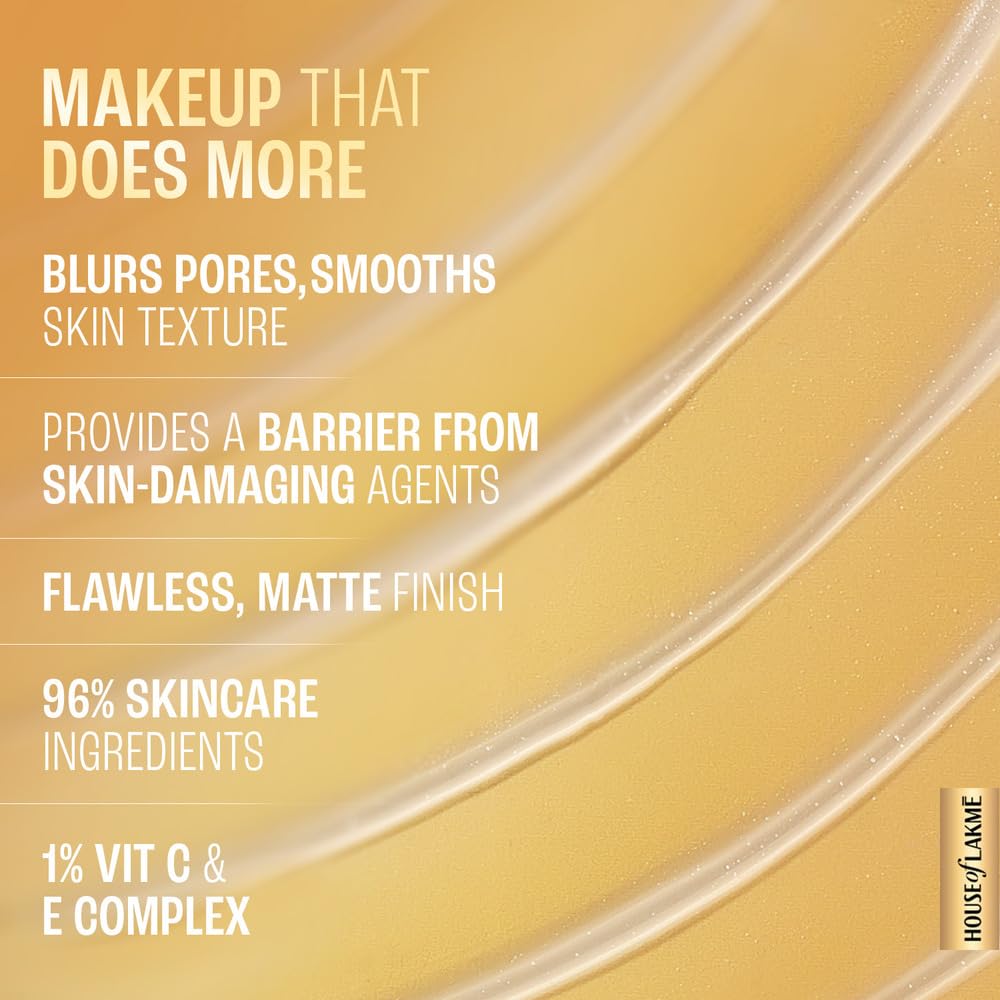 Lakme Makeup+Skincare VitC Superglow Skin Perfecting Primer 30g