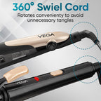 Vega Miss Versatile Styling Set Straightener, Curler & Dryer Gift Combo for Women, 1000W Hair Dryer with 2 Head/Speed Setting, Hair Straightener &...