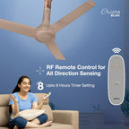 Havells 1200mm Crista Bldc Motor Ceiling Fan|Premium Finish With Rf Remote,100% Copper,Upto 60% Energy Saving|Low Noise: 55Db,2 Year Warranty,Dust...