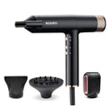 AGARO Royal BLDC Professional Hair Dryer, Brushless Motor, Ionic technology, 2000W, 110000 RPM, Fast Drying, 3 Speed & 3 Temperature Settings, Cool Shot...