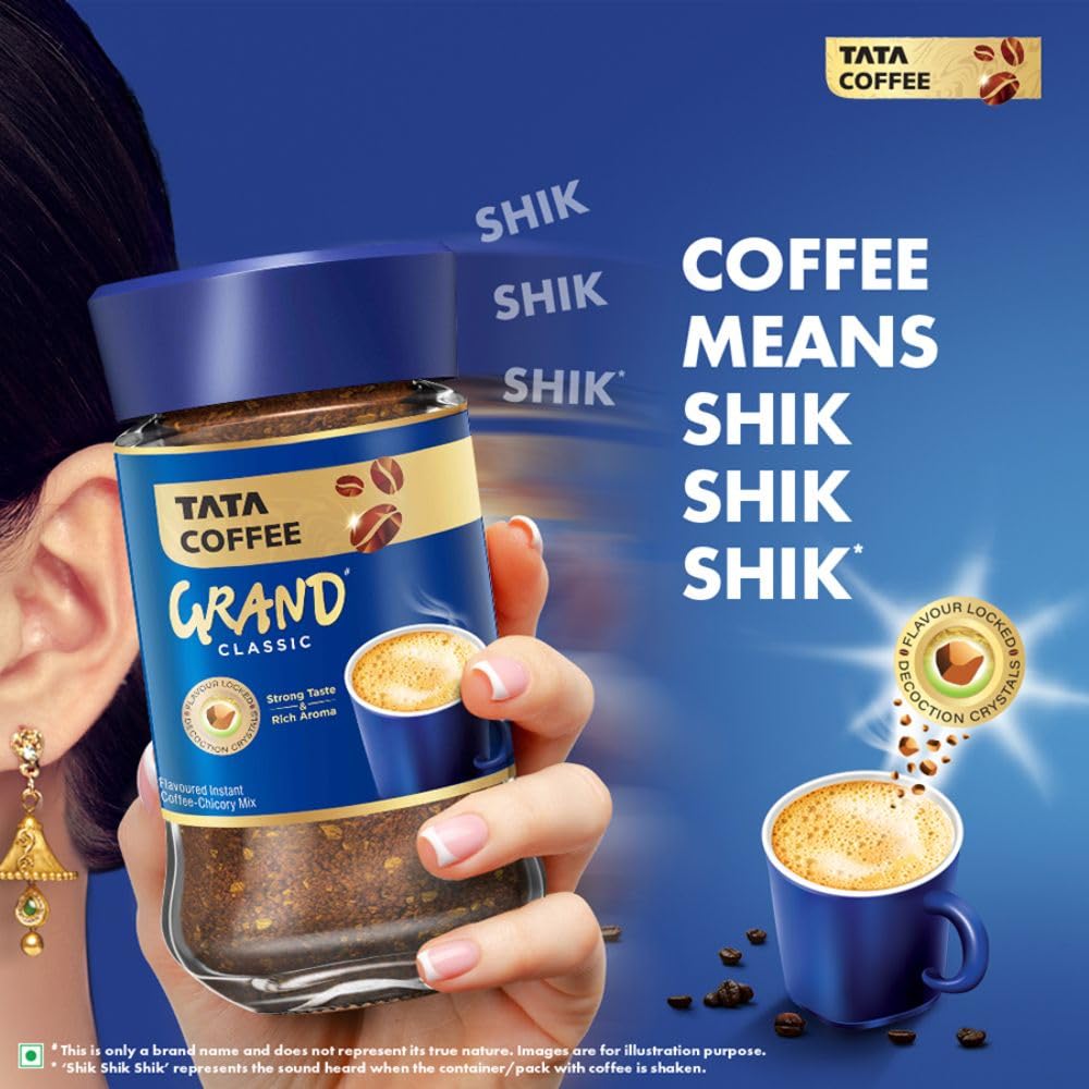 Tata Classic Instant Coffee, 100g Pouch