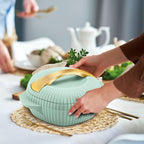 MILTON plastic Oyster Jr. Gift Set PU Insulated Casserole, Set of 3 (455 ml, 860 ml, 1275 ml), Light Green