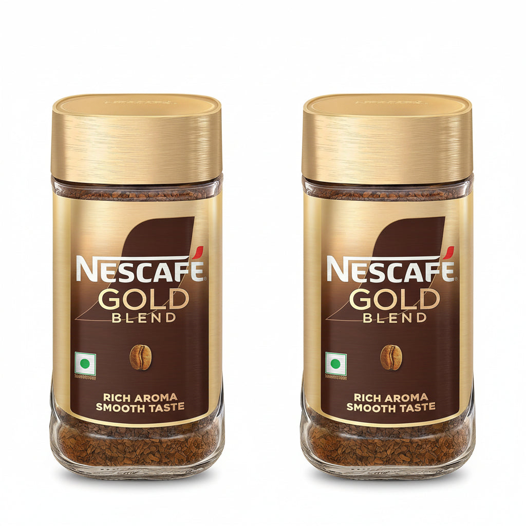 NESCAFE Gold Instant Coffee Powder 50g, Jar (Pack of 2)