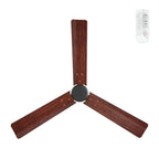 Bajaj Classico Sleek Wood 5S 1200mm Ceiling Fan with Remote | BEE 5 Star Rated Energy Efficient |