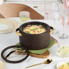 CELLO Velvetto Deluxe 2000 Insulated Casserole Hot Box for Kitchen 2000 ml, Brown |