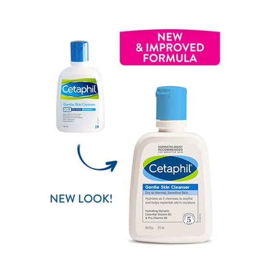 Cetaphil Moisturizing Lotion + Gentle Skin Cleanser, 100 ml /118 ml