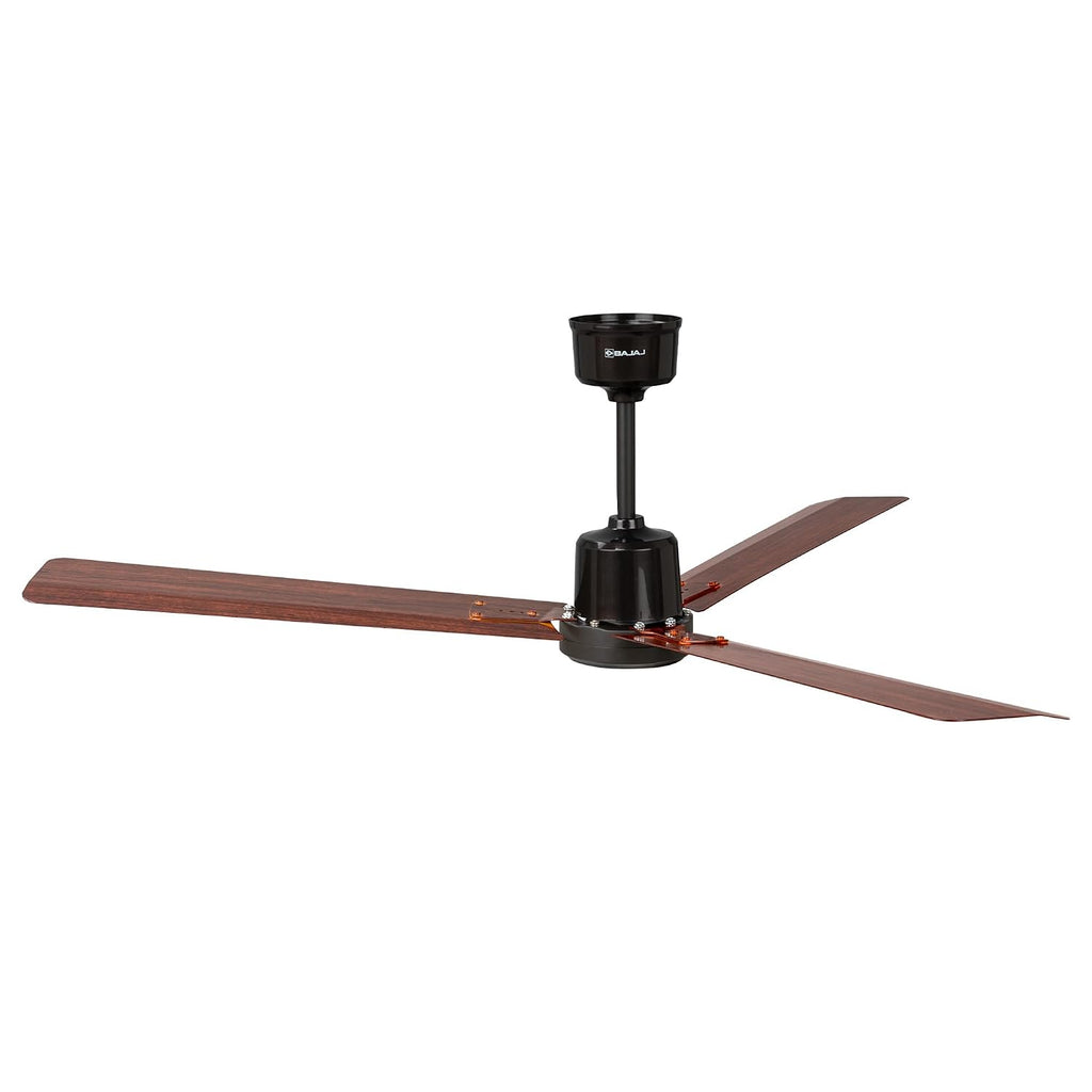 Bajaj Classico Sleek Wood 5S 1200mm Ceiling Fan with Remote | BEE 5 Star Rated Energy Efficient |