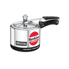 Hawkins Aluminium 3 Litre Hevibase Pressure Cooker,Induction Inner Lid Cooker,Silver(IH30)