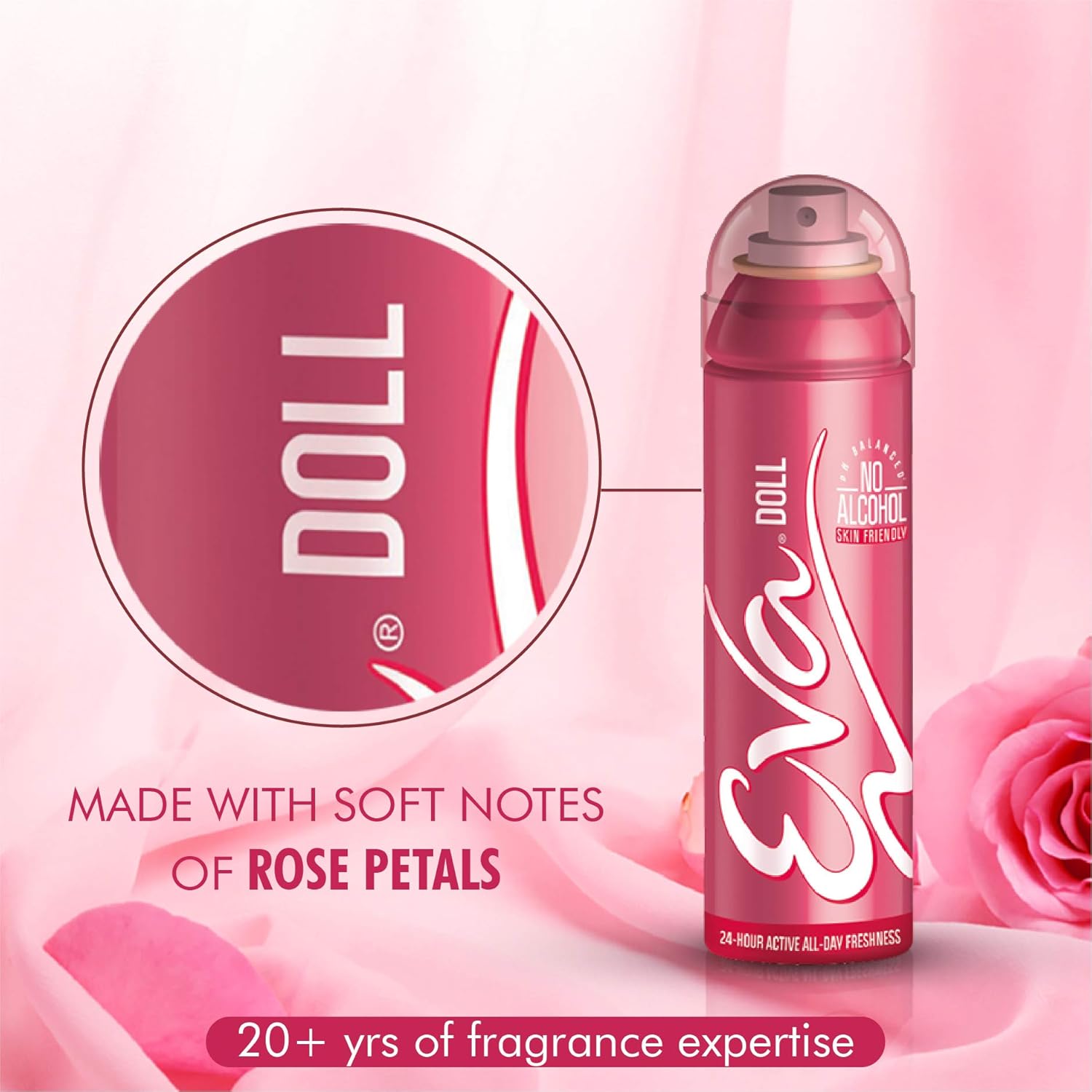 Eva Doll Deodorant Spray For Women, 150Ml