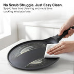 Prestige Omega Die-Cast Plus Aluminium Non-Stick Tawa 31 Cm, Black